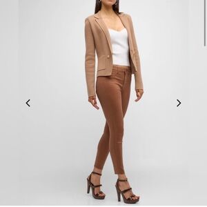 L’Agence Margo Coated Skinny High Rise Wax look  size 25 new without‎ tags